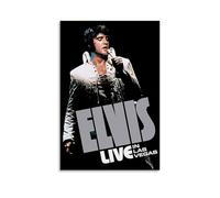 juaseehke Elvis Presley(1) Posters Room Decorative Canvas Posters Aesthetic Poster Print Wall Art Decor Posters 12x18inch(30x45cm) Unframe-style