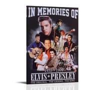 juaseehke Elvis Presley Elvis' Christmas Album(2) Posters Room Decorative Canvas Posters Aesthetic Poster Print Wall Art Decor Posters 12x18inch(30x45cm) Frame-style