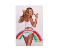 juaseehke Mariah Carey Rainbow（1） Posters Room Decorative Canvas Posters Aesthetic Poster Print Wall Art Decor Posters 12x18inch(30x45cm) Unframe-style