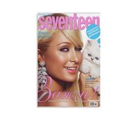 juaseehke Paris Hilton Seventeen Magazine 2006 Posters Room Decorative Canvas Posters Aesthetic Poster Print Wall Art Decor Posters 12x18inch(30x45cm) Unframe-style