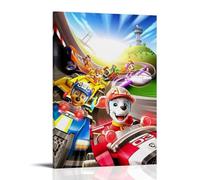 juaseehke PAW Patrol(7) Posters Room Decorative Canvas Posters Aesthetic Poster Print Wall Art Decor Posters 20x30inch(50x75cm) Frame-style