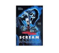 juaseehke Scream 1996(6) Posters Room Decorative Canvas Posters Aesthetic Poster Print Wall Art Decor Posters 08x12inch(20x30cm) Unframe-style