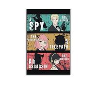 juaseehke Spy X Family(8) Posters Room Decorative Canvas Posters Aesthetic Poster Print Wall Art Decor Posters 16x24inch(40x60cm) Unframe-style