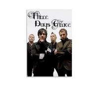 juaseehke Three Days Grace（1） Posters Room Decorative Canvas Posters Aesthetic Poster Print Wall Art Decor Posters 08x12inch(20x30cm) Unframe-style