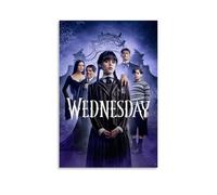 juaseehke Wednesday 2022 Posters Room Decorative Canvas Posters Aesthetic Poster Print Wall Art Decor Posters 12x18inch(30x45cm) Unframe-style