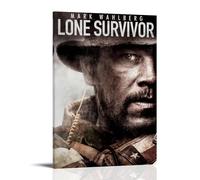 JUAWEYQOEA Lone Survivor Poster Canvas Decor Wall Art Prints Posters Vintage Art Esthetic Decoration for Rooms 24x36inch(60x90cm) Frame-style