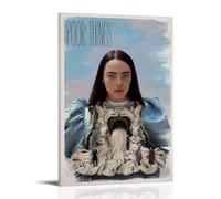 JUAWEYQOEA Poor Things Poster Canvas Decor Wall Art Prints Posters Vintage Art Esthetic Decoration for Rooms 16x24inch(40x60cm) Frame-style