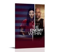 JUAWEYQOEA The Enemy Within Poster Canvas Decor Wall Art Prints Posters Vintage Art Esthetic Decoration for Rooms 16x24inch(40x60cm) Frame-style