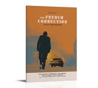 JUAWEYQOEA The French Connection Poster Canvas Decor Wall Art Prints Posters Vintage Art Esthetic Decoration for Rooms 20x30inch(50x75cm) Frame-style