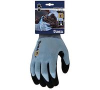 Juba G K-Rock fiber/fiberglass/steel wire coated with sandy Nitrile foam on the palm, Size 6