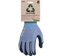 Juba G Recycled polyester with sandy latex-coated spandex on the palm, Size 7