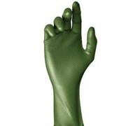 Juba 'Grippaz' Disposable Nitrile Powder-Free Coating, Green, Size 9