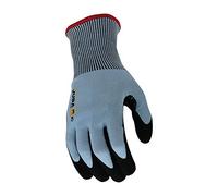 Juba High Cut Resistance Safety Work Gloves with K-ROCK® Textile Fibre - Made with Fibreglass and Steel Yarn Coated on Sandy Nitrile Foam on the Palm - Touchscreen Compatible (9)