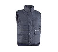 Juba Multi-Pocket Vest 80% Polyester/20% Cotton, Nylon Lining, Navy Blue, Size Medium