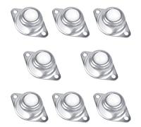 Jubaopen 8Pcs Ball Transfer Bearing Transfer Bearing Castors Roller Ball Bearings for Transmission Furniture Wheelchair(4.8x2cm)