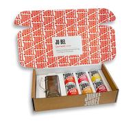 JUBEL Mixed Gift Pack With Branded Glass (6x330ml) - Perfect Beer Gift - Award Winning & Gluten Free - Vegan & Low Calorie - Dangerously Refreshing Fruit Lager - Craft Beer Gift Set