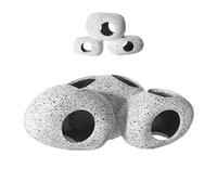 Jubepk Aquarium Shrimp Hideouts,Stable and Porous Breeding Cave - Realistic Small Habitat, and Rest Decor
