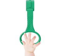 Jubepk Baby Pull Up Rings, Cot Hangable Rings, 7.28x3.46 Inches, Soft Grip Handles, Secure Toy Straps, Easy Attach Crib Accessories, for Boys and Girls (Multicolor)