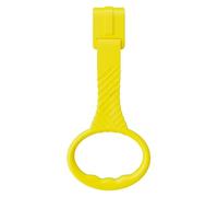 Jubepk Baby Pull Up Rings, Cot Hangable Rings, 7.28x3.46 Inches, Soft Grip Handles, Secure Toy Straps, Easy Attach Crib Accessories, for Boys and Girls (Multicolor)