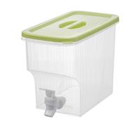Jubepk Beverage Dispenser - Tea and Water Pitcher with Dispenser | 3.9L Portable Transparent Jug for Outdoor Ice, Homemade Lemonade, Cocktails and Generous Capacity