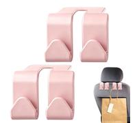 Jubepk Car Seat Hooks for Headrest | Headrest Storage Hanger | Back Seat Storage Hooks,for Purse Backpack Handbag Road Trip Travel Commuting Sedan Automotive SUV Truck