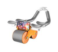 Jubepk Core Exercise Equipment, AB Machine for Workout, Removable Abdominal Wheel with Elbow Support, Portable Training Supplies, Strengthening Trainer for Men,