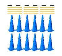 Jubepk Dog Obstacle Course Backyard - Heavy-Duty Portable | Dog Agility Training Hurdle Cone Set - for Exercise Competition Play Small Medium Large Puppy Indoor Outdoor