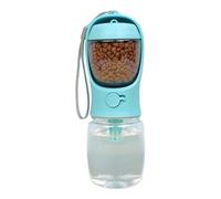 Jubepk Dogs Water Bottle for Walks | Dog Water Dispenser | Dog Stuff | Drinking Bottle Portable Pet | 7.3x22cm/2.87x8.66 Inches, Dogs During Outdoor Activities Such as Walking, White and Blue
