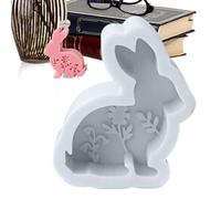 Jubepk Easter Chocolate Molds,Easter Candle Molds - Easter Candy Molds with Embossed Flowers, Candle Making Molds | Epoxy Casting Molds, Decorative Molds