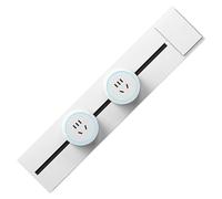 Jubepk Electrical Socket, Electrical Outlets,Track Socket - Multiple Adapters Removable & Detachable Mobile Adapters for Living Room Kitchen Work Studio On The Place