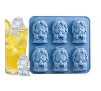 Jubepk Ice Molds, 6 Cavities with 3D Shape of Jesus Praying Non-Stick | Religious Silicone Ice Mold - for Soft Drinks Lemonade Drinks Cocktails Pool Picnic