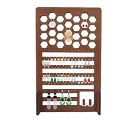 Jubepk Jewelry Display Rack | Wooden Earring and Card Display Stand, Holder with Hooks for Store, Tradeshow, or Home Use, Elegant Jewelry Organizer Jewelry Display Rack
