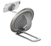 Jubepk Magnetic Phone Grip Stand, Foldable Adjustable Portable Cell Phone Handle Holder, Strong Magnetic Mount with Function, Hands Free Viewing Support for Desk Office Bedroom Bed