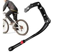 Jubepk Mountain Bike Kick Stand | Non-Slip Adjustable Portable Aluminium Alloy Accessories | Bicycle Side Kick Stand - for Adults Kids Cycling Biking Riding Road Floor Outdoor