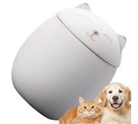 Jubepk Pet Memorial Urn, Ashes Keepsake Box, Decorative Memory Holder, Waterproof Construction, Elegant Display Design, Ideal for Table, Shelf, Mantel, or Ceremony Use, 4.21 inches