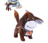 Jubepk Plush Animal Toy, Electric Motion Sound Feature, Realistic Gift with Actions, Soft Fabric Body with Built In Voice Module, Decorative Stuffed Figure, Holiday Use for Kids Shelf Display Play