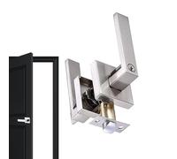 Jubepk Privacy-Door Handle, Interior Heavy Duty Hardware, Door Lock with Handle, for Bedroom Office Bathroom Entry, Home Safety, Secure Locking, Easy Installation, Durable and Stylish