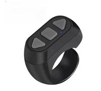 Jubepk Scrolling Ring, 3 Keys Remote Scrolling Ring, Rechargeable Smart, Page Turner Clicker for Music Short Video Recording Browsing Presentation