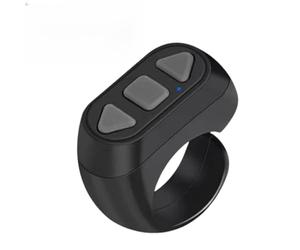 Jubepk Scrolling Ring, 3 Keys Remote Scrolling Ring, Rechargeable Smart, Page Turner Clicker for Music Short Video Recording Browsing Presentation