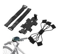 Jubepk Speaker Holder, Wireless Handlebar Mount Strap, Adjustable Audio Attachment with Mesh Net, Secure Music Carry Accessory, for Bicycles, Scooters, Strollers, Outdoor, Travel, Fitness