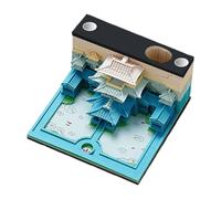 Jubepk Sticky Notes Leave No | Paper Art Sculpture - Vintage Engraved Planner and Notepad for Office, Home, Classroom, Christmas Decoration, Gift for Women and Adults