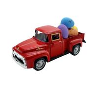 Jubepk Truck Easter Decor | Vehicle Toy Model with Eggs | Happy Spring Small Truck Decorations, Easter Farmhouse Metal Car Model for Holiday Decor