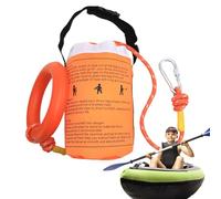 Jubepk Water Rescue Throw Bag, Floating Safety Rope Bag, Durabled Design Quick Access Lifesaving, Equipment, for Boating, Kayaking, Rafting, Fishing, River, Lake, multicoloured, 21 meters