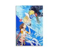 JUBHGGU Final Fantasy X-2 Game Poster Poster Decorative Painting Canvas Wall Posters And Art Picture Print Modern Family Bedroom Decor Posters 16x24inch(40x60cm)