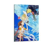 JUBHGGU Final Fantasy X-2 Game Poster Poster Decorative Painting Canvas Wall Posters And Art Picture Print Modern Family Bedroom Decor Posters 16x24inch(40x60cm)