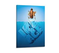 JUBHGGU Ice Age Poster Poster Decorative Painting Canvas Wall Posters And Art Picture Print Modern Family Bedroom Decor Posters 24x36inch(60x90cm)