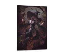 JUBHGGU Immortal Witch Art Poster Poster Decorative Painting Canvas Wall Posters And Art Picture Print Modern Family Bedroom Decor Posters 20x30inch(50x75cm)