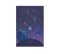 JUBHGGU Interstellar Pioneer Game Poster Poster Decorative Painting Canvas Wall Posters And Art Picture Print Modern Family Bedroom Decor Posters 12x18inch(30x45cm)