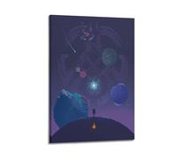 JUBHGGU Interstellar Pioneer Game Poster Poster Decorative Painting Canvas Wall Posters And Art Picture Print Modern Family Bedroom Decor Posters 08x12inch(20x30cm)
