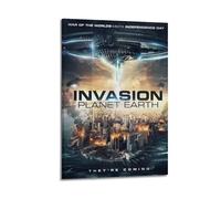 JUBHGGU Invasion of Earth Movie Poster Poster Decorative Painting Canvas Wall Posters And Art Picture Print Modern Family Bedroom Decor Posters 24x36inch(60x90cm)